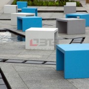 betonowe ławki/kształty